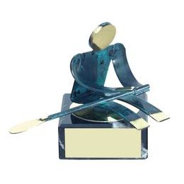 Toledo Rowing Handmade Metal Trophy