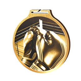 Habitat Classic Boxing Gold Eco Friendly Wooden Medal
