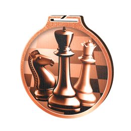 Habitat Classic Chess Bronze Eco Friendly Wooden Medal