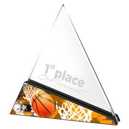 Urban Printed Acrylic Basketball Award