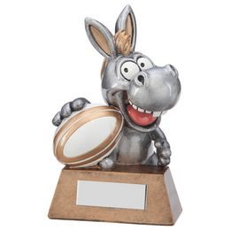 Novelty Donkey Rugby Trophy