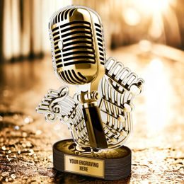Altus Classic Singing Microphone Trophy