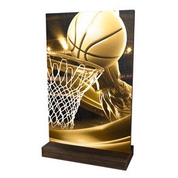 Sherwood Classic Basketball Eco Friendly Wooden Trophy