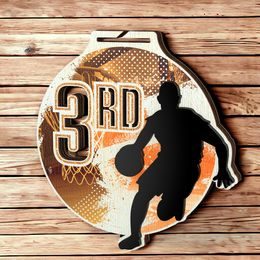 Highgrove Fusion Basketball Third Place Bronze Medal