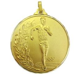 Diamond Edged Olympic Walking Event Gold Medal