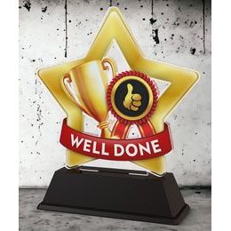 Mini Star Well Done Trophy