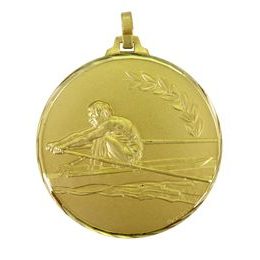 Diamond Edged Rowing Gold Medal