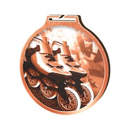 Habitat Classic Inline Skating Bronze Eco Friendly Wooden Medal