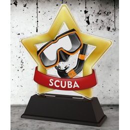 Mini Star Scuba Diving Trophy