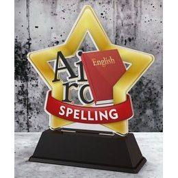 Mini Star Spelling Trophy