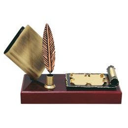 Twain Literature Handmade Metal Trophy