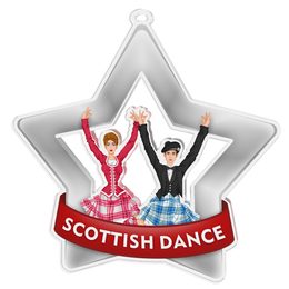 Scottish Dance Mini Silver Star Medal