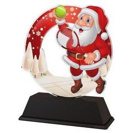 Santa Tennis Christmas Trophy