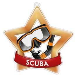 Scuba Diving Mini Star Bronze Medal