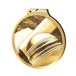 Habitat Classic Cricket Gold Eco Friendly Wooden Medal