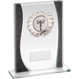 Night Sky Jade Crystal Logo Insert Award