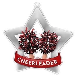 Cheerleader Mini Star Silver Medal