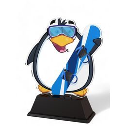 Penguin Kids Snowboarding Trophy