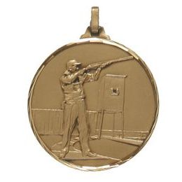 Diamond Edged Clay Pigeon Skeet Shooting Bronze Medal
