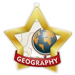 Geography Mini Star Gold Medal