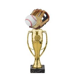 Verona Baseball Glove and Ball Trophy