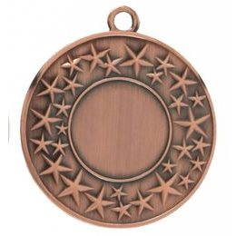 Cluster Star Logo Insert Bronze Medal