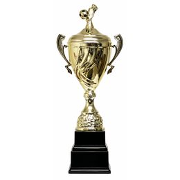 Skyscraper Double Tiered Gold Football Cup