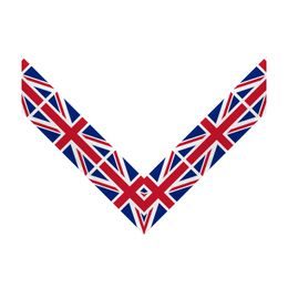 Clip on Medal Ribbon Union Jack