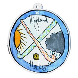 Custom Made Kids Sketch Acrylic Medal