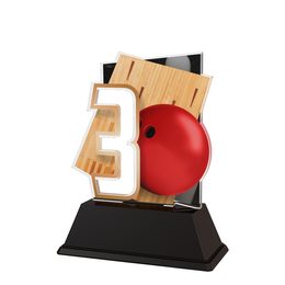 Poznan Ten Pin Bowling Number 3 Trophy