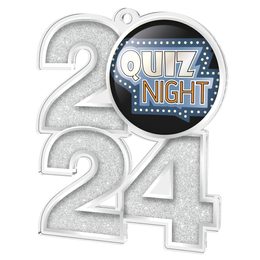 Quiz Night 2024 Acrylic Medal