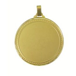 Coronet Logo Insert Gold Brass Medal