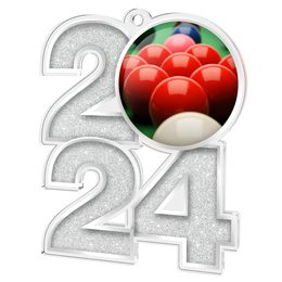 Snooker Acrylic 2024 Medal