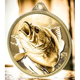 Bream Fishing Texture Classic Print Gold Medal