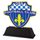 Football Custom Club Logo Acrylic Trophy