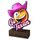 Go Texan Pink Hat Real Wood Trophy
