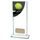 Colour Curve Jade Glass Tennis Trophy