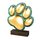 Sierra Dog Paw Real Wood Trophy
