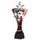 Red and Silver Triple Star Football Trophy