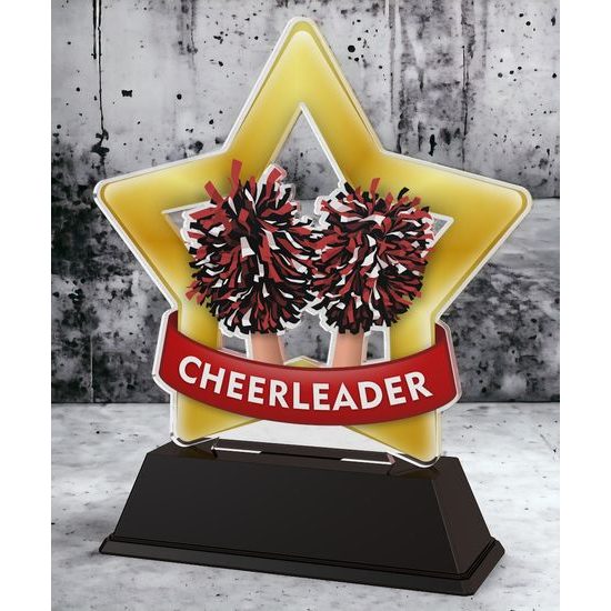 Mini Star Cheerleading Trophy