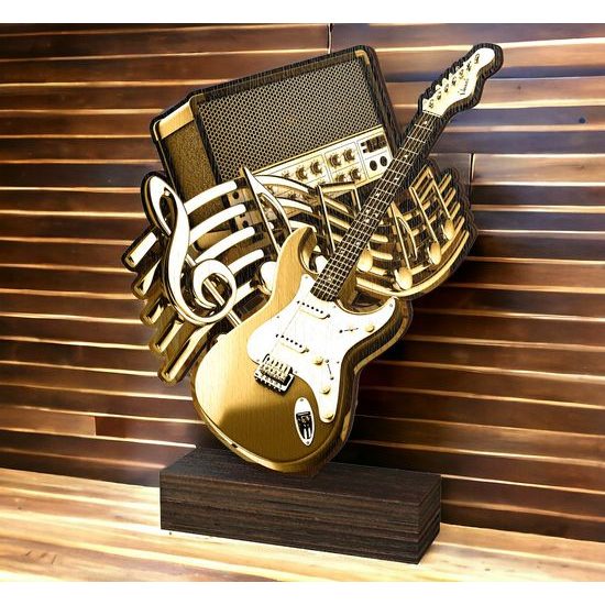 Sierra Classic Electric Guitar Real Wood Trophy