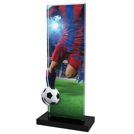 Apla Red and Blue Football Kit Trophy