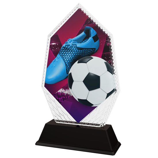 Cleo Football Boot and Ball Trophy