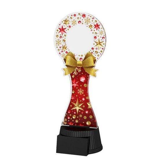 Christmas Red Wreath Trophy