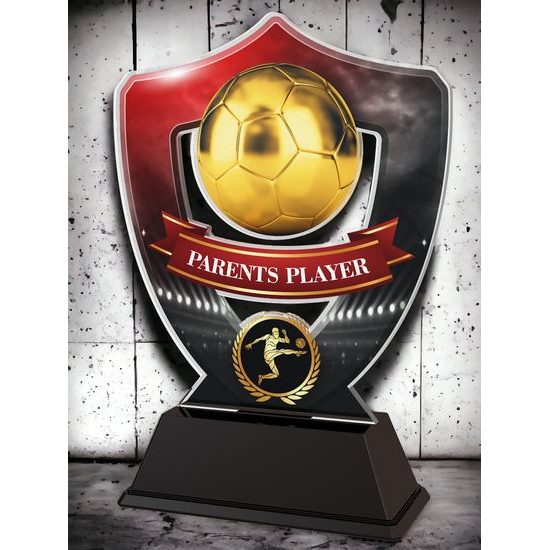 Club Colours Parents Player Shield Trophy