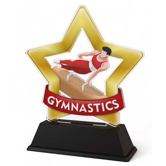 Mini Star Male Gymnastics Trophy