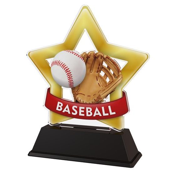 Mini Star Baseball Trophy