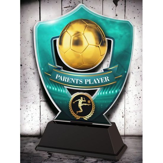 Club Colours Parents Player Shield Trophy