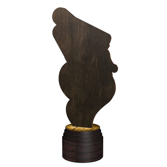 Frontier Classic Real Wood Badminton Trophy