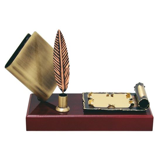 Twain Literature Handmade Metal Trophy
